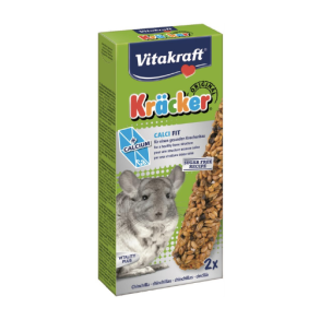 Vitakraft Krcker 2-pak frstnger Calci Fit - Chinchilla